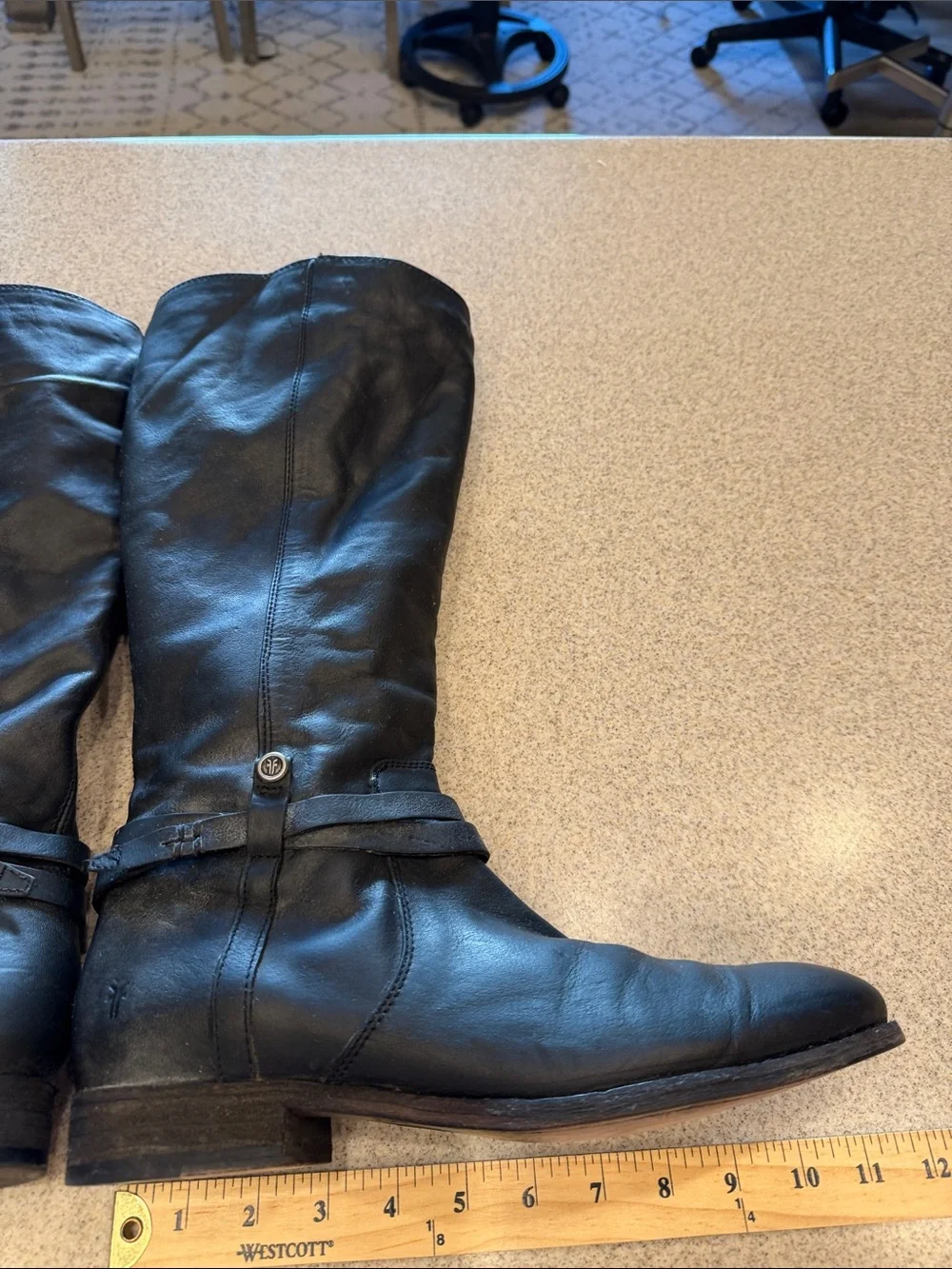 Frye Tall Brown Leather Women's Riding Boots women’s 11B